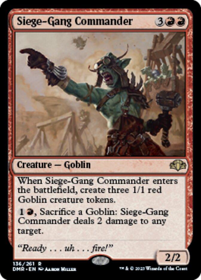 Siege-Gang Commander [Dominaria Remastered] - La Boîte Mystère ( The Mystery Box)