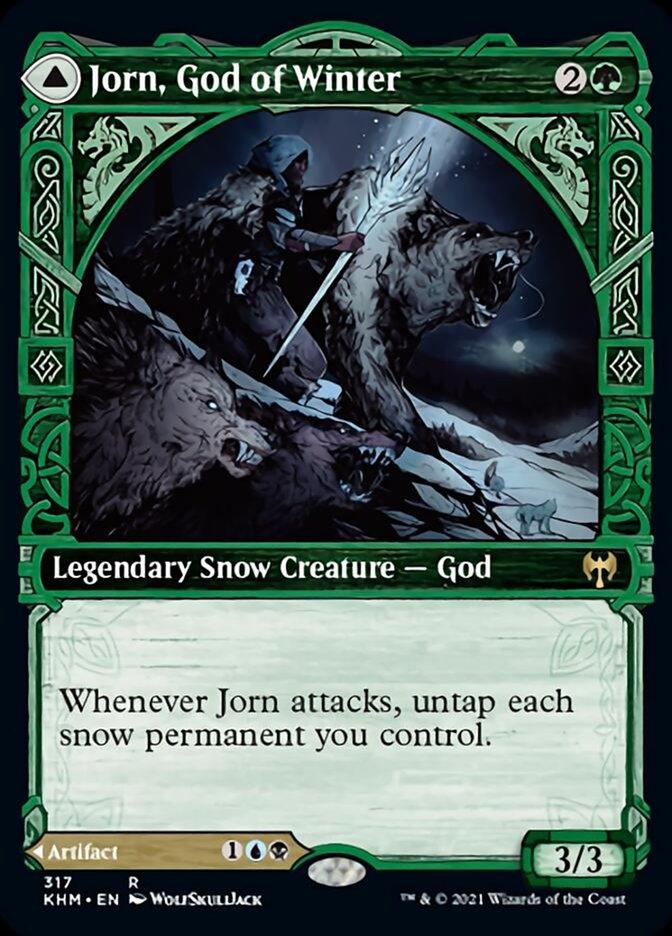 Jorn, God of Winter // Kaldring, the Rimestaff (Showcase) [Kaldheim] - La Boîte Mystère ( The Mystery Box)