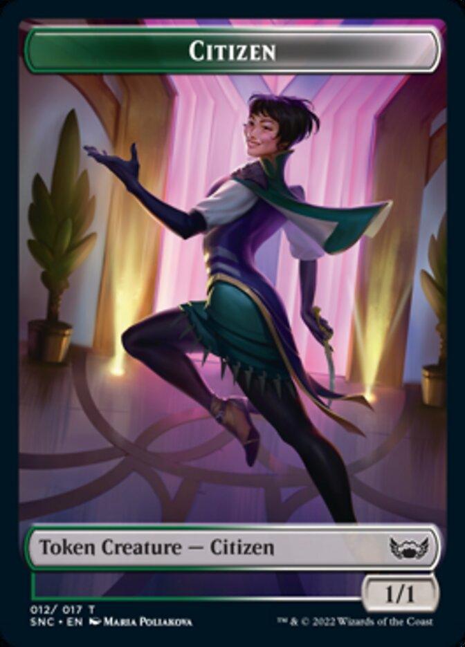 Cat // Citizen Double-sided Token [Streets of New Capenna Tokens] - La Boîte Mystère ( The Mystery Box)