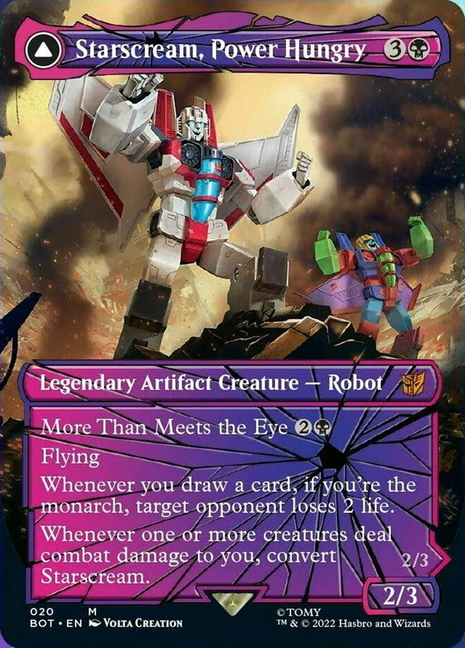 Starscream, Power Hungry // Starscream, Seeker Leader (Shattered Glass) [Universes Beyond: Transformers] - La Boîte Mystère ( The Mystery Box)