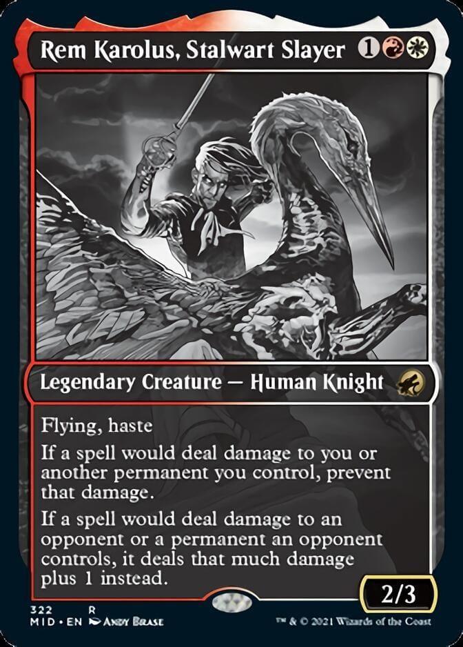 Rem Karolus, Stalwart Slayer (Showcase Eternal Night) [Innistrad: Midnight Hunt] - La Boîte Mystère ( The Mystery Box)