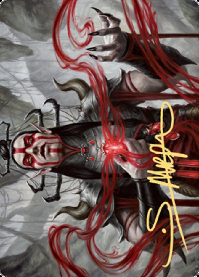Malakir Blood-Priest Art Card (Gold-Stamped Signature) [Zendikar Rising Art Series] - La Boîte Mystère ( The Mystery Box)