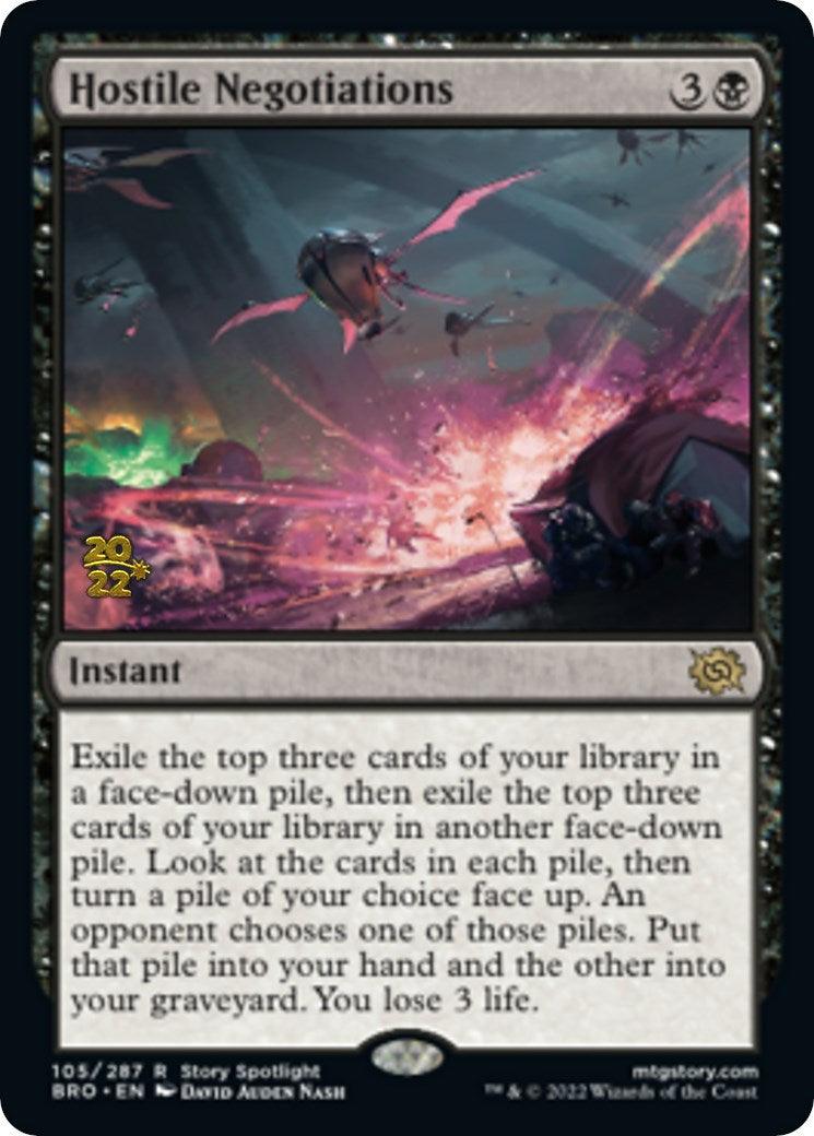 Hostile Negotiations [The Brothers' War: Prerelease Promos] - La Boîte Mystère ( The Mystery Box)