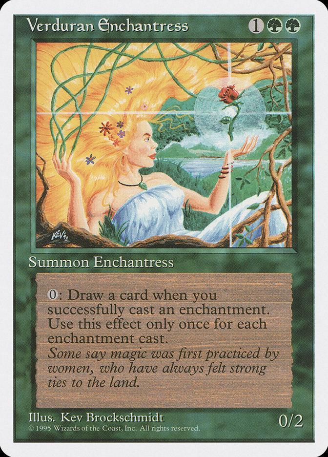 Verduran Enchantress [Fourth Edition] - La Boîte Mystère ( The Mystery Box)