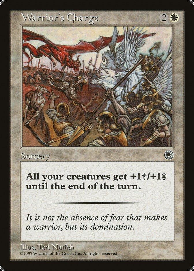 Warrior's Charge (With Flavor Text) [Portal] - La Boîte Mystère ( The Mystery Box)