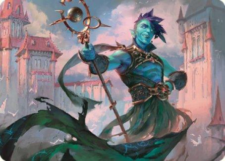 Haughty Djinn Art Card [Dominaria United Art Series] - La Boîte Mystère ( The Mystery Box)