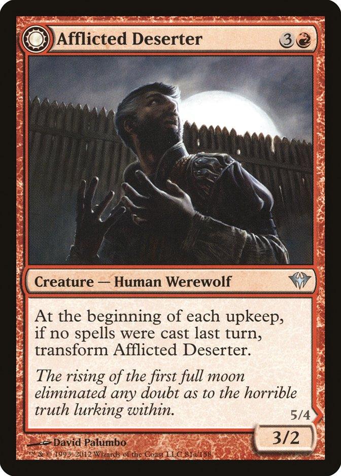 Afflicted Deserter // Werewolf Ransacker [Dark Ascension] - La Boîte Mystère ( The Mystery Box)