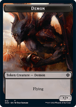 Demon // Demon Double-Sided Token [Starter Commander Decks] - La Boîte Mystère ( The Mystery Box)