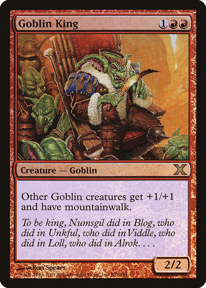 Goblin King (Premium Foil) [Tenth Edition] - La Boîte Mystère ( The Mystery Box)