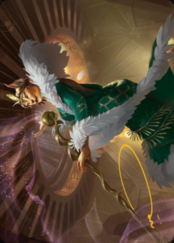 Kitt Kanto, Mayhem Diva Art Card (Gold-Stamped Signature) [Streets of New Capenna Art Series] - La Boîte Mystère ( The Mystery Box)