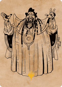 Alaundo the Seer Art Card (Gold-Stamped Signature) [Commander Legends: Battle for Baldur's Gate Art Series] - La Boîte Mystère ( The Mystery Box)