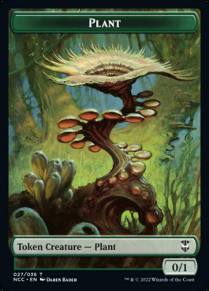Plant // Treasure (015) Double-sided Token [Streets of New Capenna Commander Tokens] - La Boîte Mystère ( The Mystery Box)