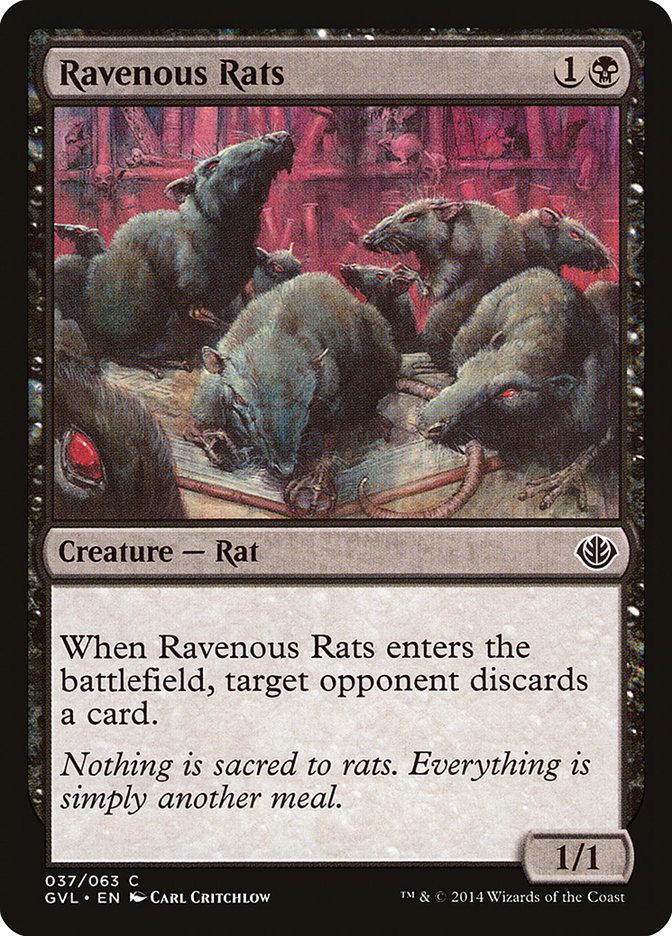 Ravenous Rats (Garruk vs. Liliana) [Duel Decks Anthology] - La Boîte Mystère ( The Mystery Box)