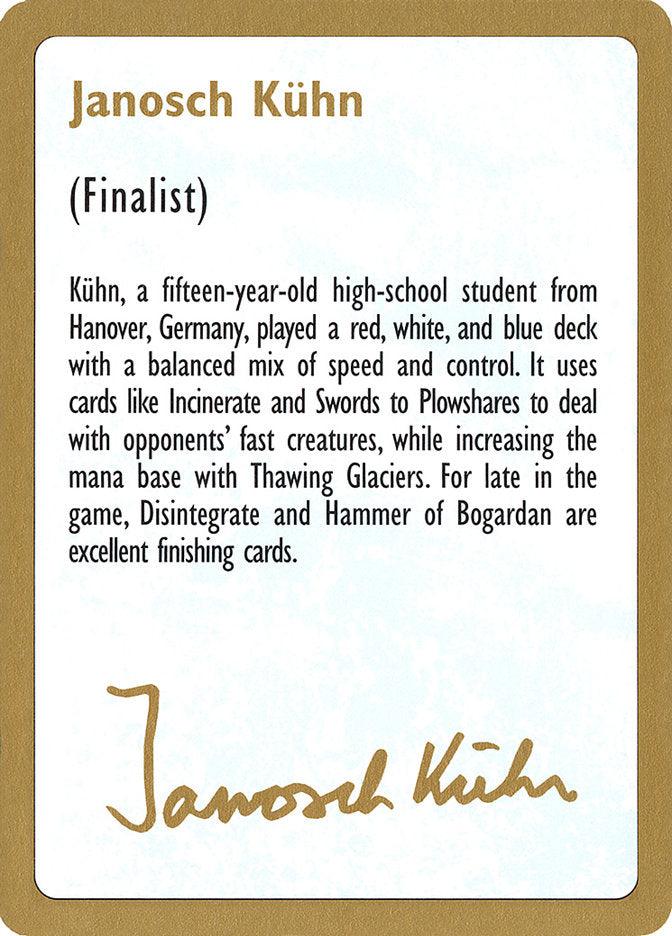 Janosch Kühn Bio [World Championship Decks 1997] - La Boîte Mystère ( The Mystery Box)
