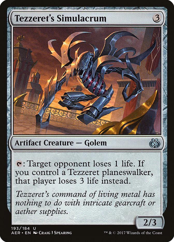 Tezzeret's Simulacrum [Aether Revolt] - La Boîte Mystère ( The Mystery Box)