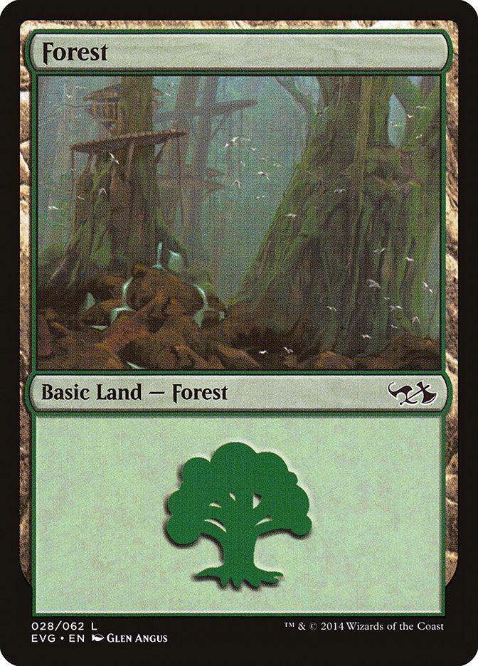 Forest (28) (Elves vs. Goblins) [Duel Decks Anthology] - La Boîte Mystère ( The Mystery Box)
