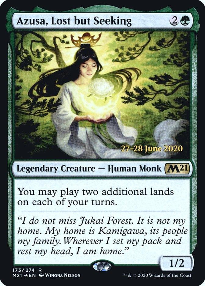 Azusa, Lost but Seeking [Core Set 2021 Prerelease Promos] - La Boîte Mystère ( The Mystery Box)