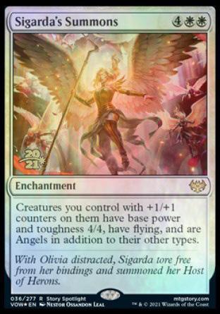 Sigarda's Summons [Innistrad: Crimson Vow Prerelease Promos] - La Boîte Mystère ( The Mystery Box)