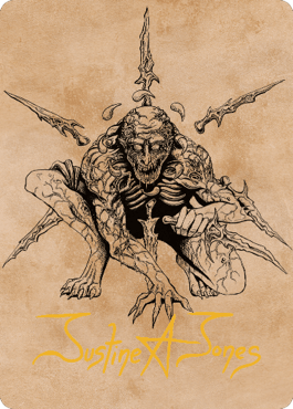 Bhaal, Lord of Murder Art Card (Gold-Stamped Signature) [Commander Legends: Battle for Baldur's Gate Art Series] - La Boîte Mystère ( The Mystery Box)