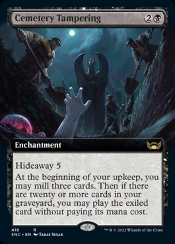 Cemetery Tampering (Extended Art) [Streets of New Capenna] - La Boîte Mystère ( The Mystery Box)