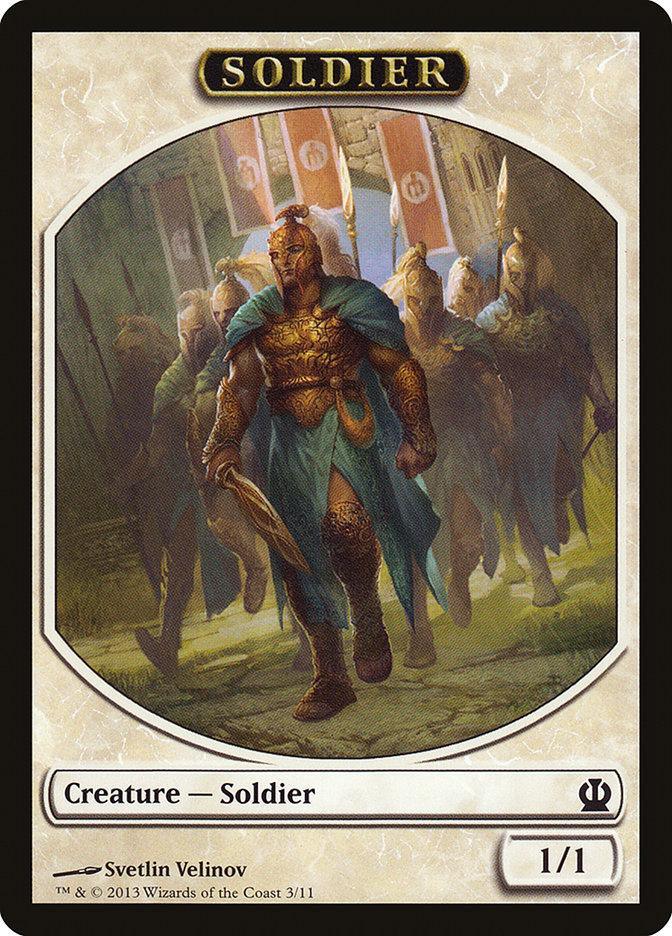 Soldier (3/11) [Theros Tokens] - La Boîte Mystère ( The Mystery Box)