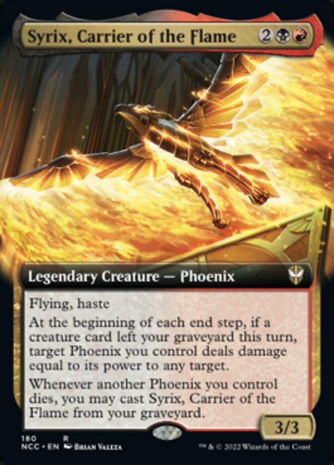 Syrix, Carrier of the Flame (Extended Art) [Streets of New Capenna Commander] - La Boîte Mystère ( The Mystery Box)
