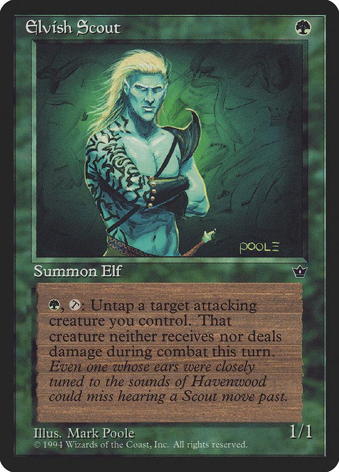 Elvish Scout (Mark Poole) [Fallen Empires] - La Boîte Mystère ( The Mystery Box)