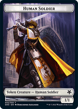 Zombie // Human Soldier Double-Sided Token [Game Night: Free-for-All Tokens] - La Boîte Mystère ( The Mystery Box)