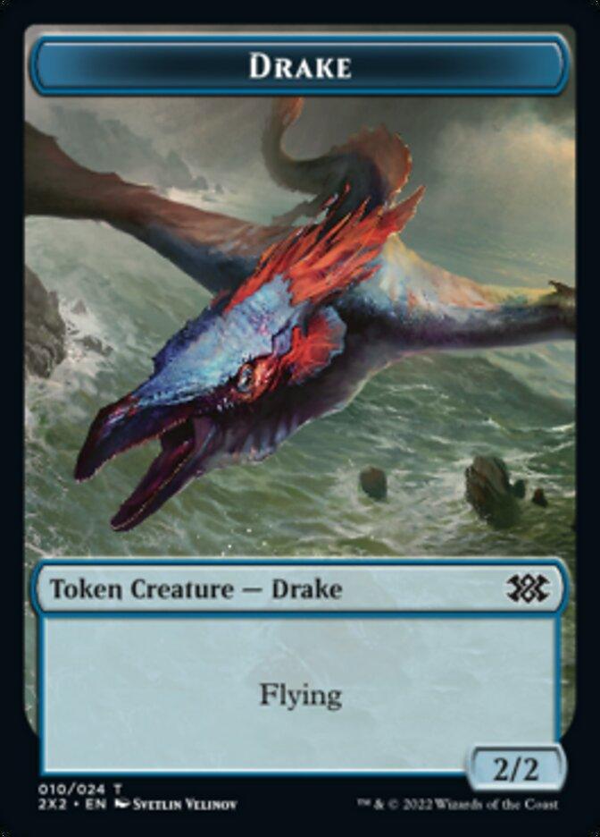 Drake // Soldier Double-sided Token [Double Masters 2022 Tokens] - La Boîte Mystère ( The Mystery Box)