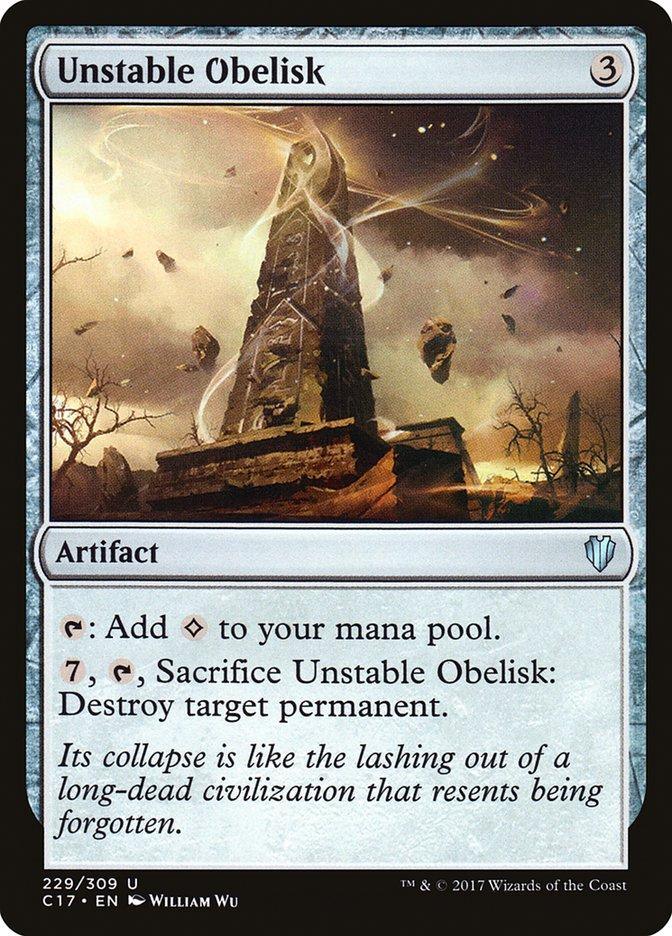 Unstable Obelisk [Commander 2017] - La Boîte Mystère ( The Mystery Box)