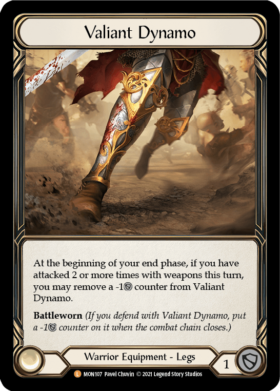 Valiant Dynamo [MON107-CF] 1st Edition Cold Foil - La Boîte Mystère ( The Mystery Box)
