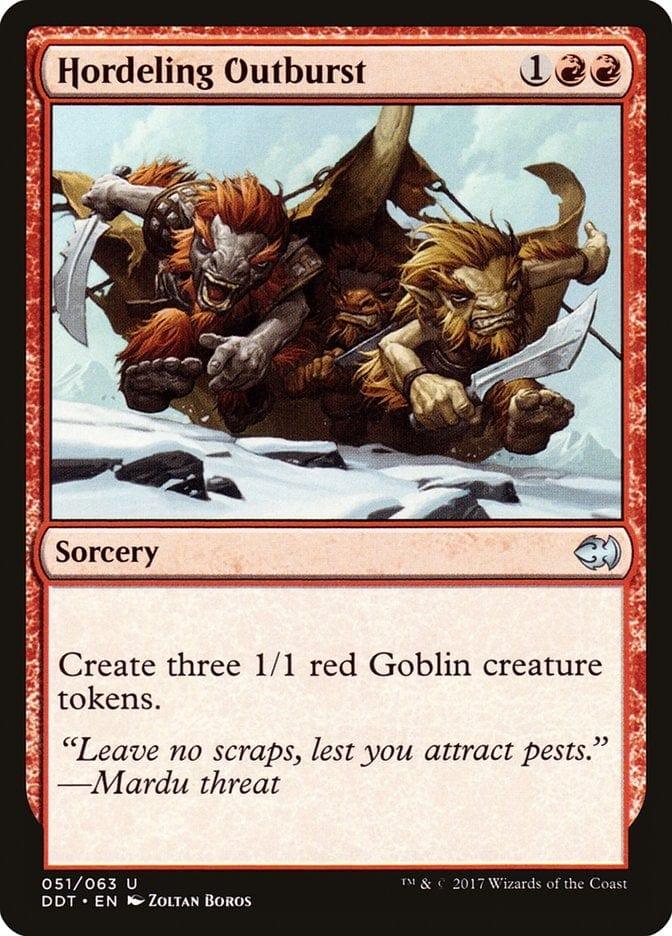 Hordeling Outburst [Duel Decks: Merfolk vs. Goblins] - La Boîte Mystère ( The Mystery Box)
