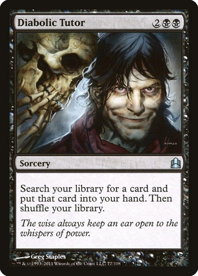 Diabolic Tutor [Commander 2011] - La Boîte Mystère ( The Mystery Box)