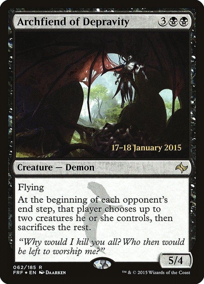 Archfiend of Depravity [Fate Reforged Prerelease Promos] - La Boîte Mystère ( The Mystery Box)
