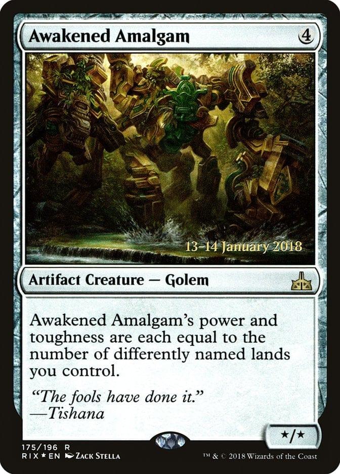 Awakened Amalgam [Rivals of Ixalan Prerelease Promos] - La Boîte Mystère ( The Mystery Box)