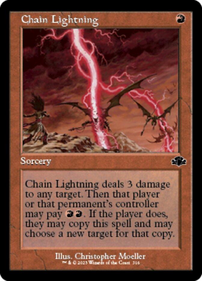 Chain Lightning (Retro) [Dominaria Remastered] - La Boîte Mystère ( The Mystery Box)