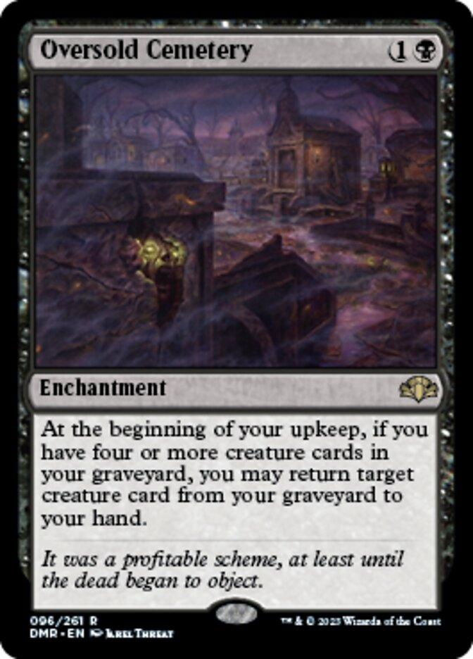 Oversold Cemetery [Dominaria Remastered] - La Boîte Mystère ( The Mystery Box)