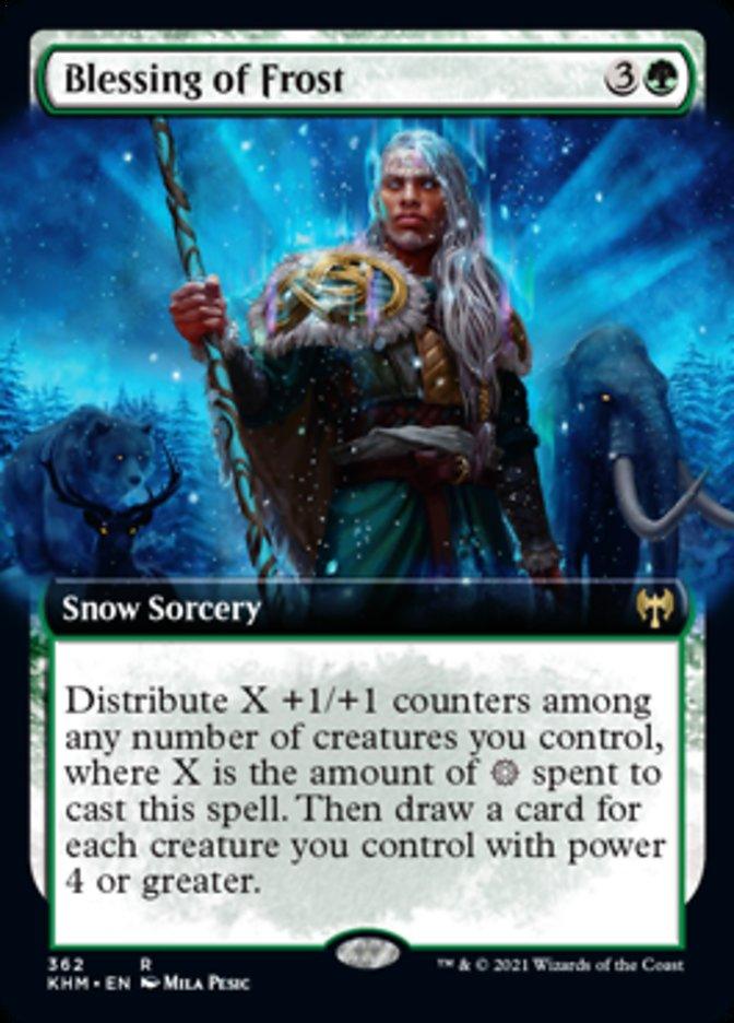 Blessing of Frost (Extended Art) [Kaldheim] - La Boîte Mystère ( The Mystery Box)