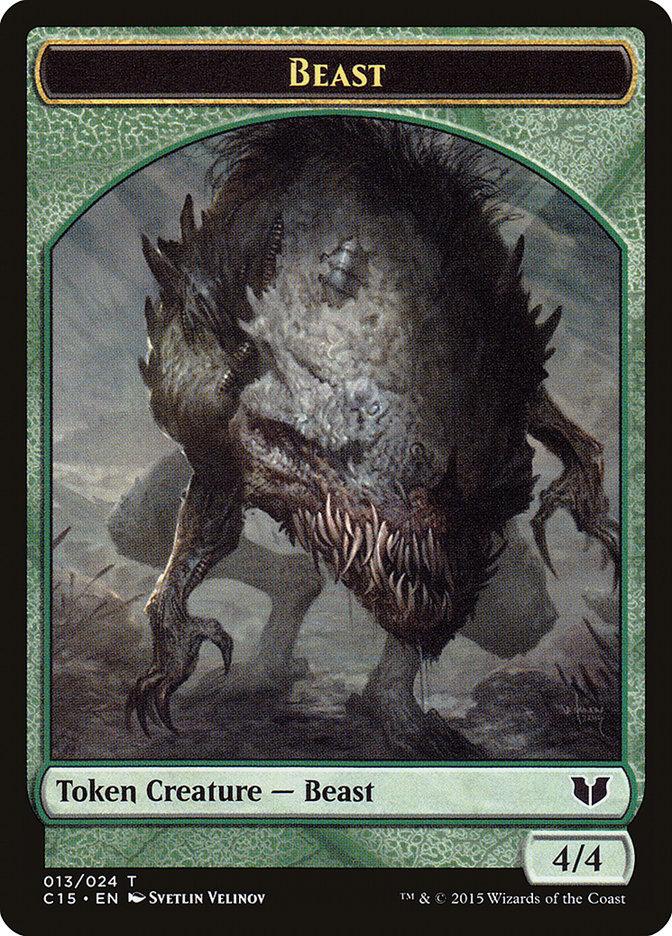 Beast // Snake (017) Double-Sided Token [Commander 2015 Tokens] - La Boîte Mystère ( The Mystery Box)