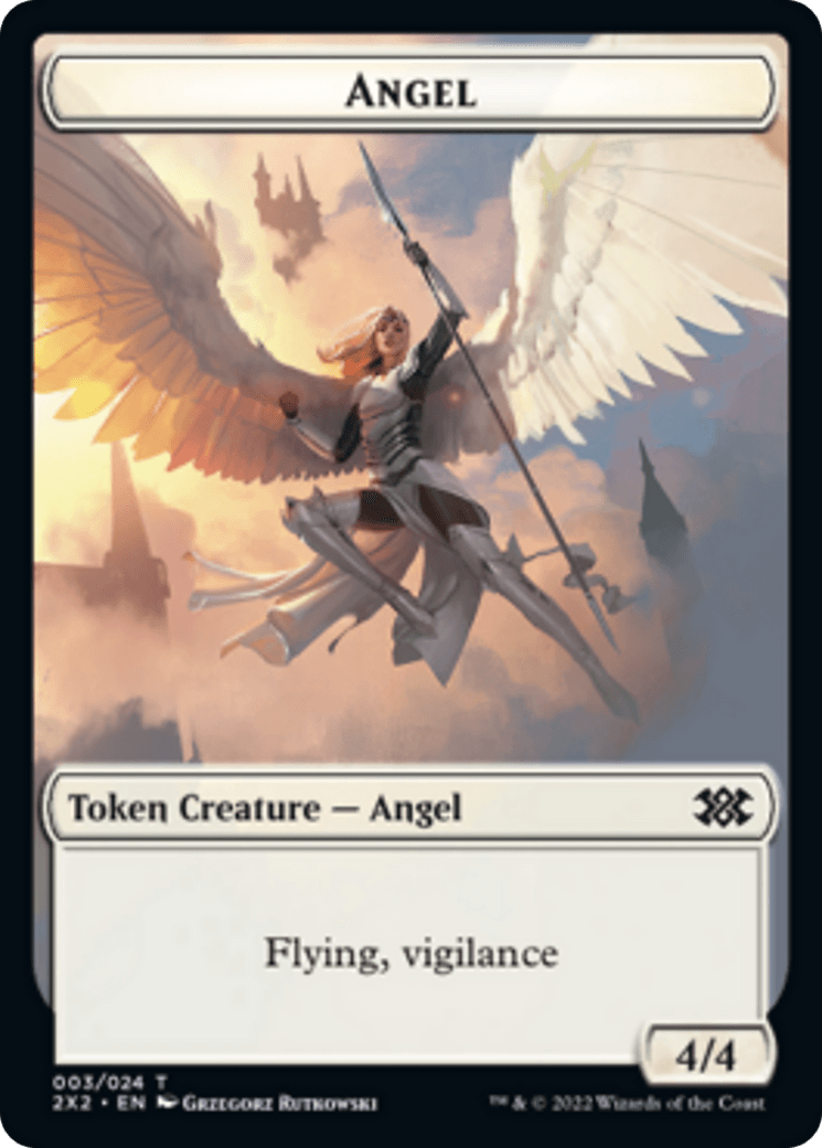 Saproling // Angel Double-sided Token [Double Masters 2022 Tokens] - La Boîte Mystère ( The Mystery Box)