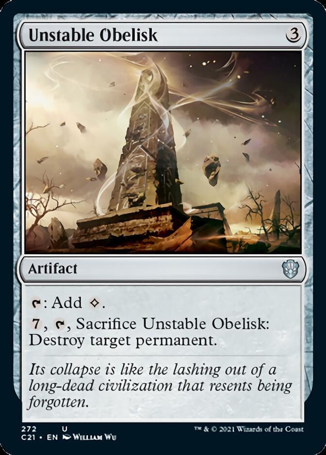 Unstable Obelisk [Commander 2021] - La Boîte Mystère ( The Mystery Box)