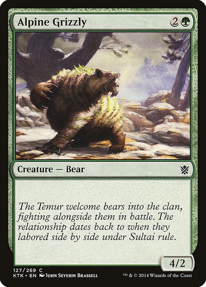 Alpine Grizzly [Khans of Tarkir] - La Boîte Mystère ( The Mystery Box)