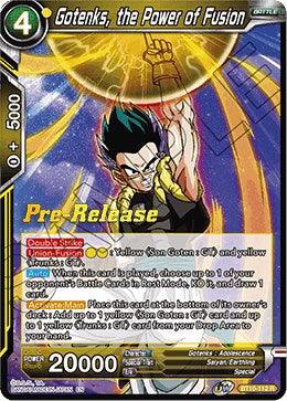 Gotenks, the Power of Fusion (BT10-112) [Rise of the Unison Warrior Prerelease Promos] - La Boîte Mystère ( The Mystery Box)