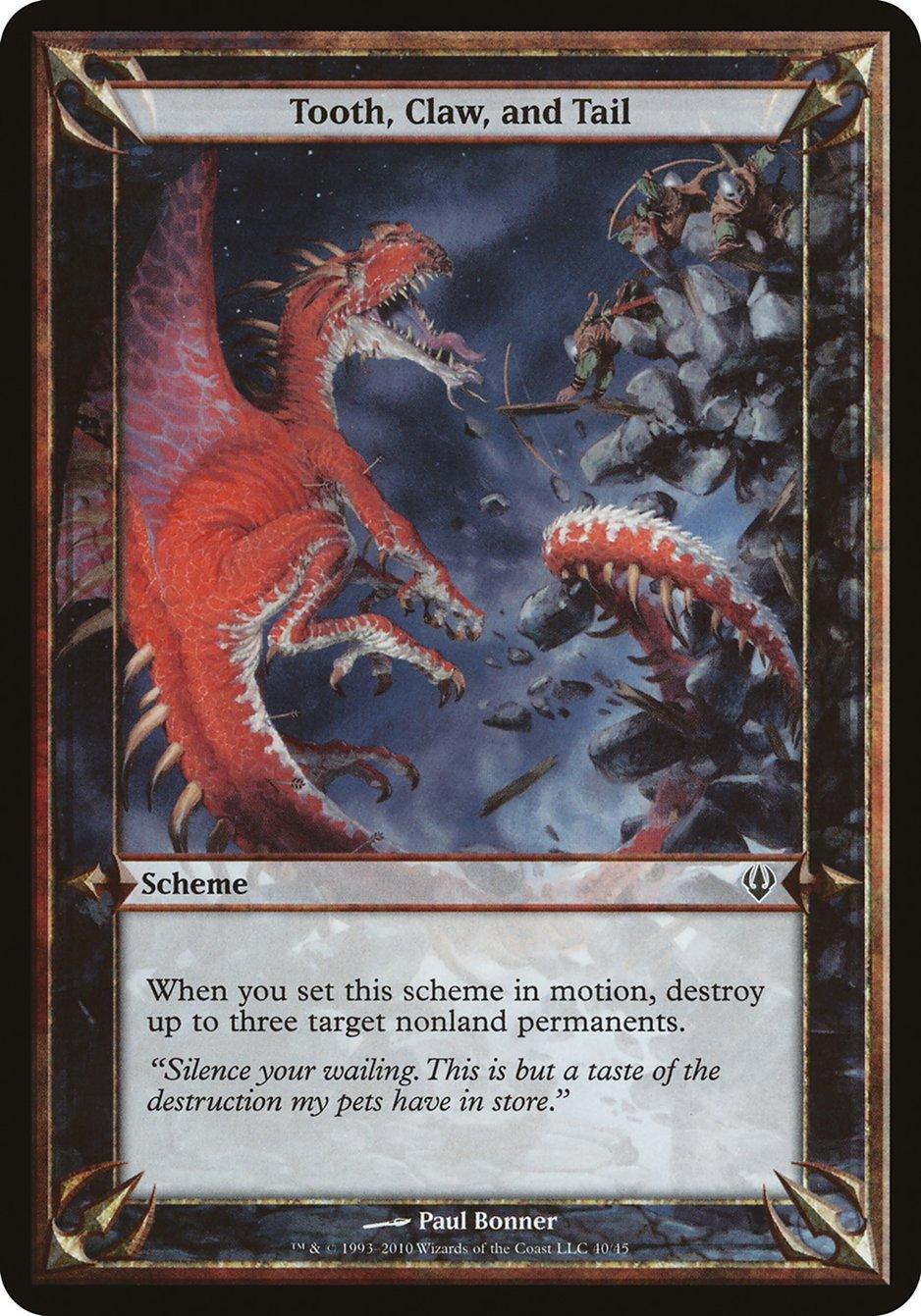Tooth, Claw, and Tail (Schemes) [Archenemy Schemes] - La Boîte Mystère ( The Mystery Box)