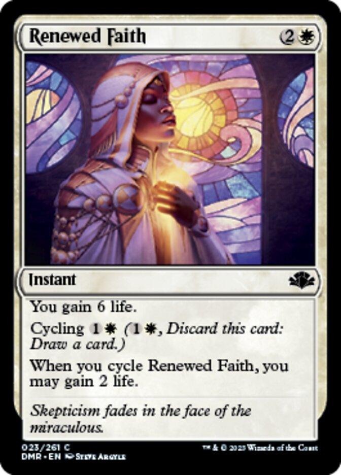 Renewed Faith [Dominaria Remastered] - La Boîte Mystère ( The Mystery Box)