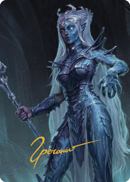 Mocking Doppelganger Art Card (Gold-Stamped Signature) [Commander Legends: Battle for Baldur's Gate Art Series] - La Boîte Mystère ( The Mystery Box)