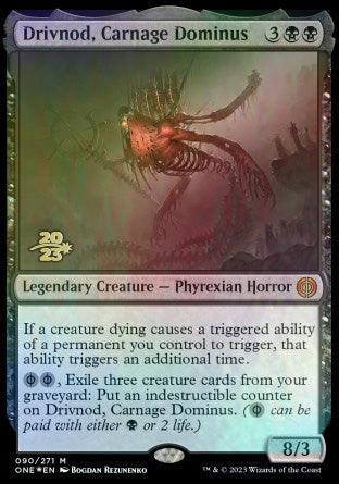 Drivnod, Carnage Dominus [Phyrexia: All Will Be One Prerelease Promos] - La Boîte Mystère ( The Mystery Box)