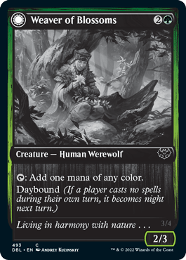Weaver of Blossoms // Blossom-Clad Werewolf [Innistrad: Double Feature] - La Boîte Mystère ( The Mystery Box)