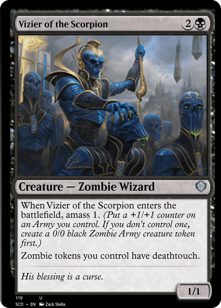 Vizier of the Scorpion [Starter Commander Decks] - La Boîte Mystère ( The Mystery Box)