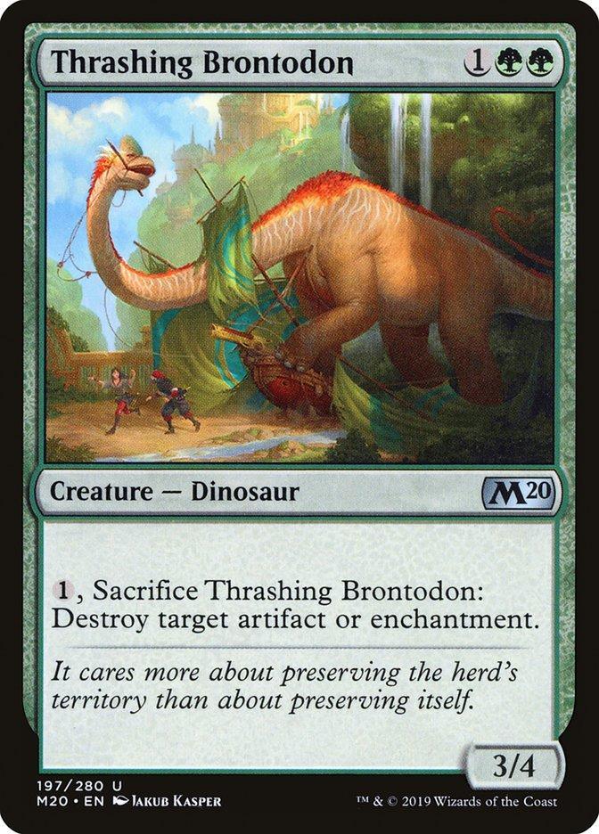 Thrashing Brontodon [Core Set 2020] - La Boîte Mystère ( The Mystery Box)